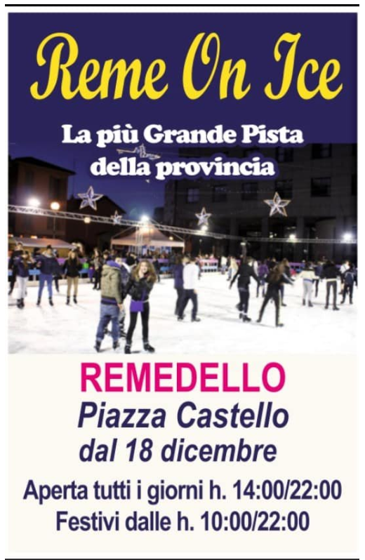 Pista di pattinaggio "reme on ice"