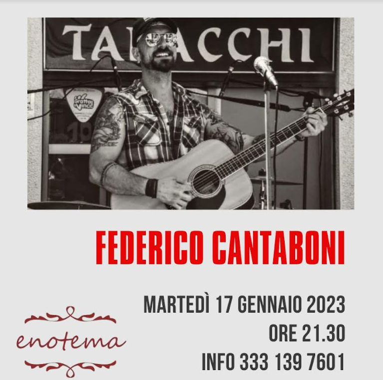 Federico Cantaboni in concerto acustico