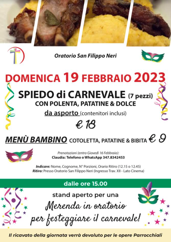 Spiedo di carnevale al villaggio sereno