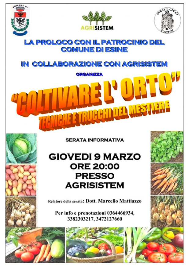 Coltivare l'orto - Esine