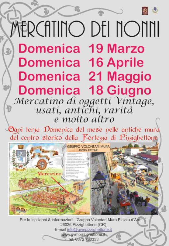 Mercatino dei nonni - Pizzighettone