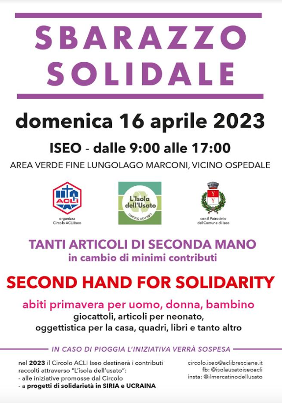 Sbarazzo Solidale - Iseo