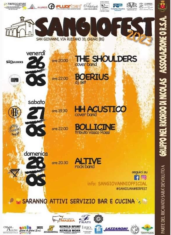 Sangiofest - Chiari