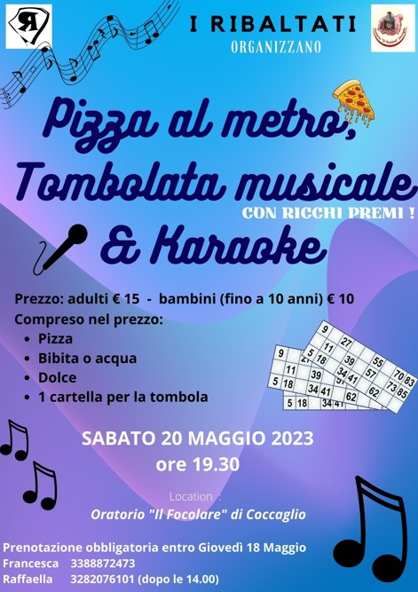 Pizza al metro e tombolata - Coccaglio