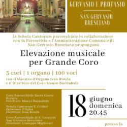 Elevazione musicale per grande coro - San Gervasio Bresciano
