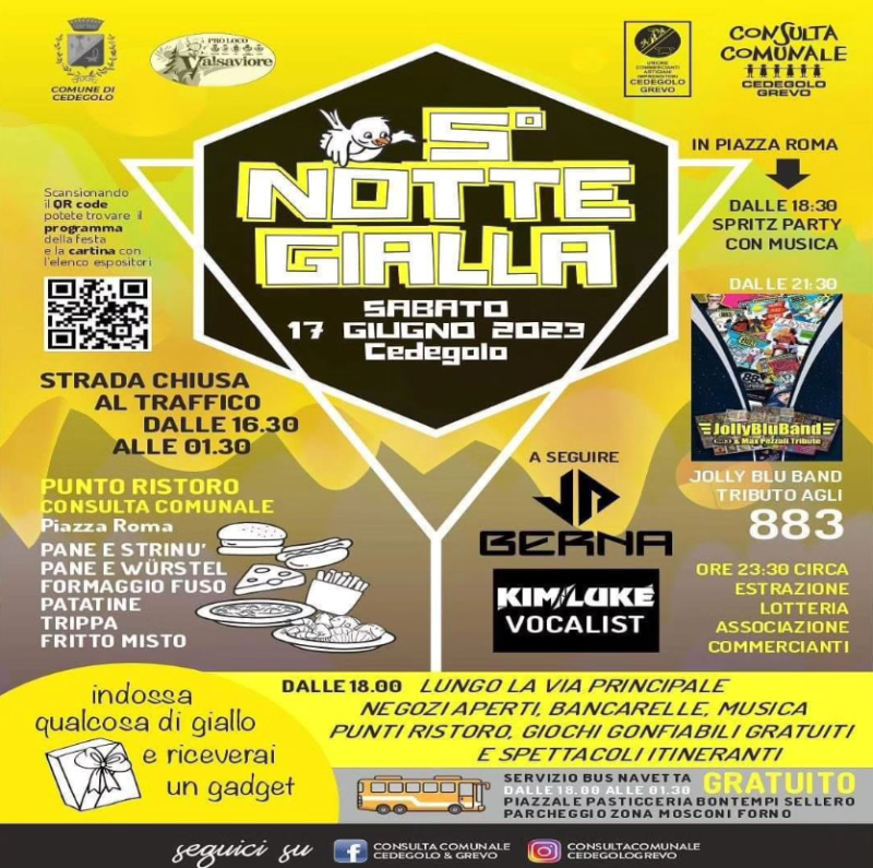 Notte gialle - Cedegolo