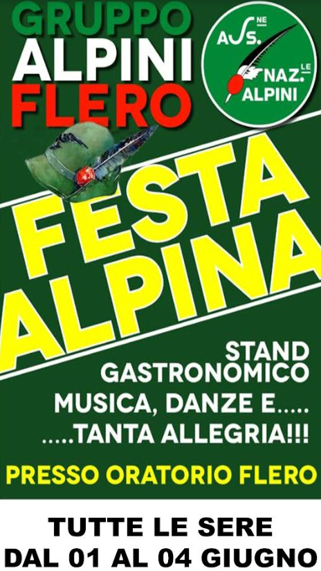 Festa alpina gruppo alpini flero