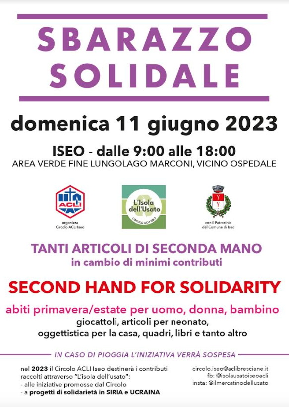 Sbarazzo Solidale - Iseo
