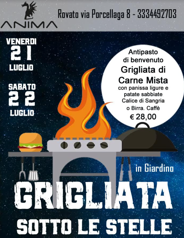 Grigliata sotto le stelle - Rovato