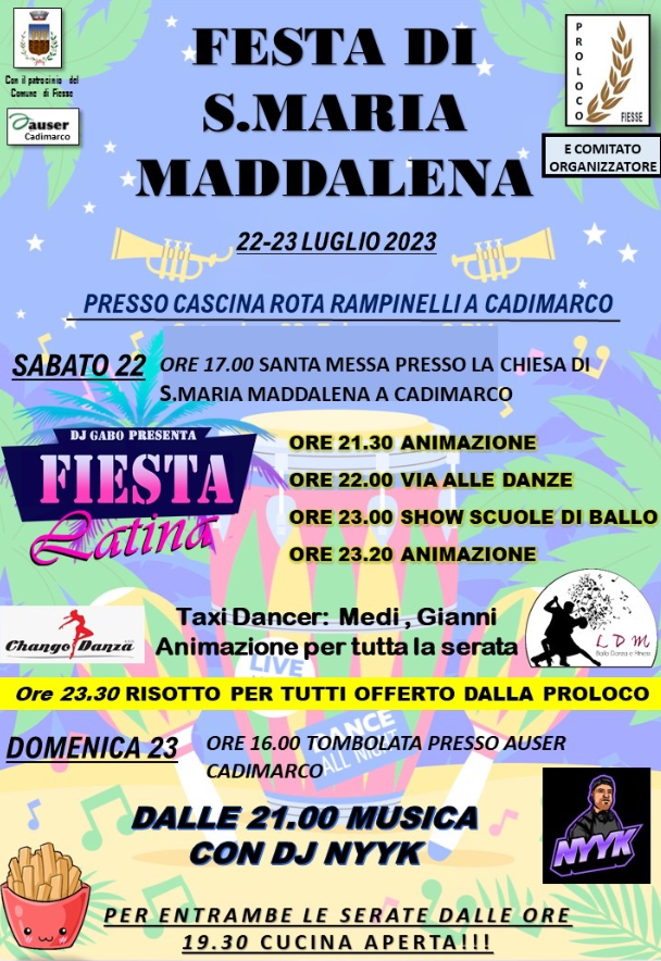 Festa di S. Maria Maddalena - Fiesse
