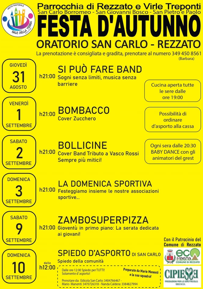 Festa d'autunno - Rezzato e Virle Treponti