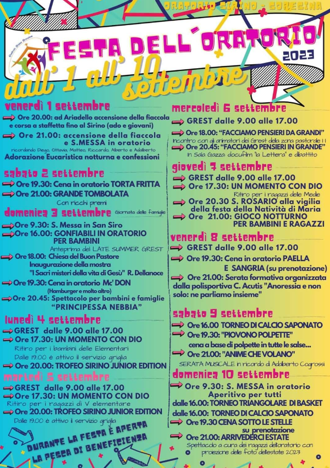 Festa dell'oratorio a Soresina