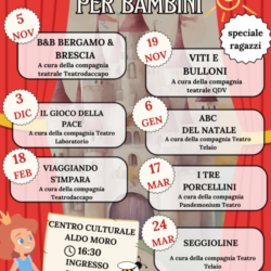 Rassegna teatrale per bambini - Orzinuovi