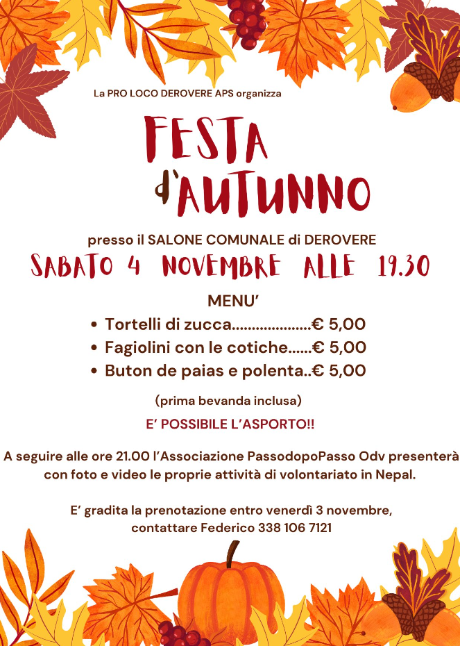 Festa di autunno - Derovere (CR)