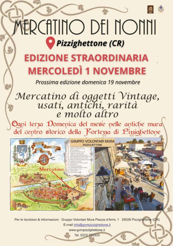 Mercatino dei nonni - Pizzighettone
