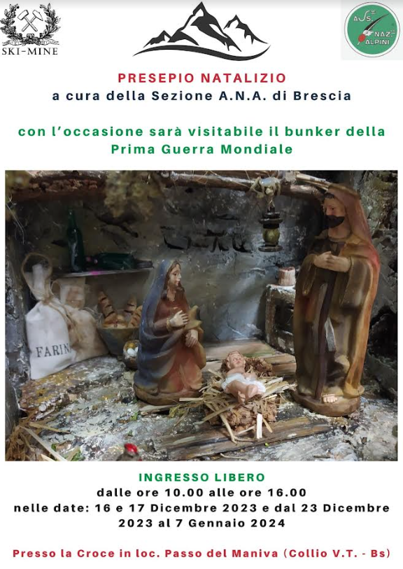 Presepio al Bunker del Maniva