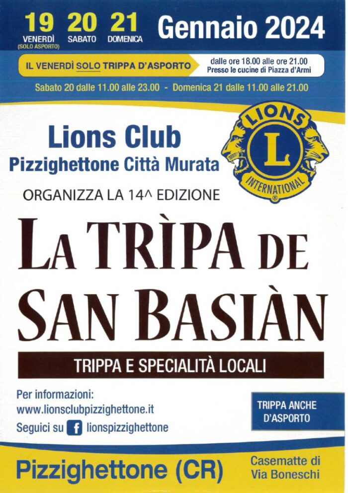 La Trìpa de San Basiàn - Pizzighettone