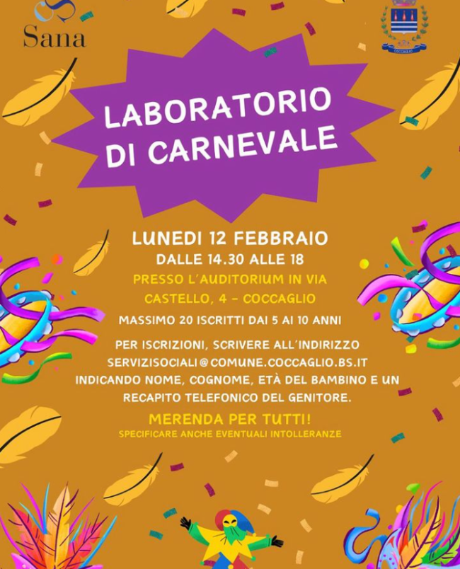 Laboratorio di Carnevale - Coccaglio