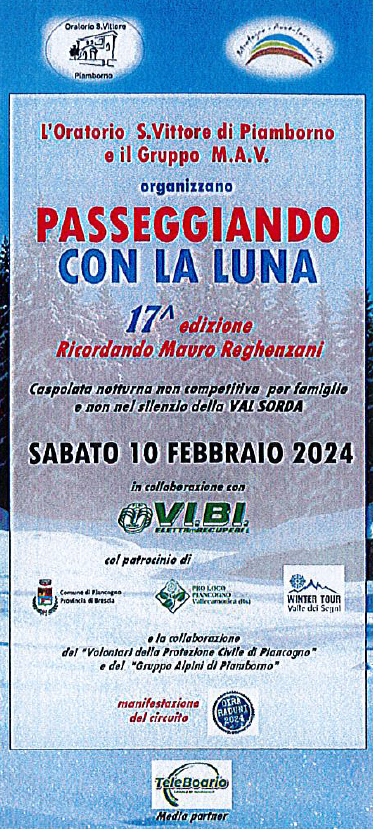 Passeggiando con la luna - Piancogno