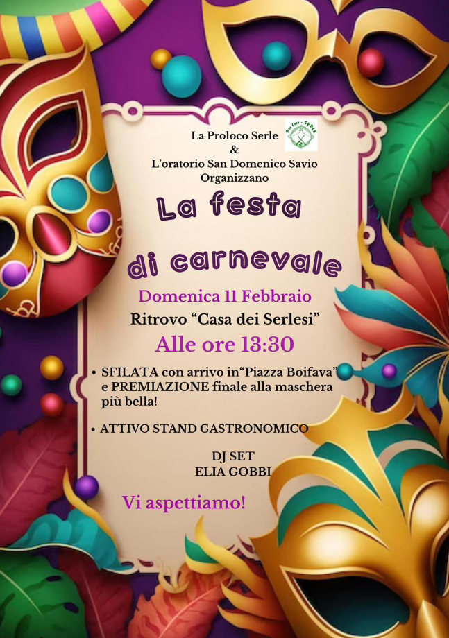 Festa di Carnevale a Serle