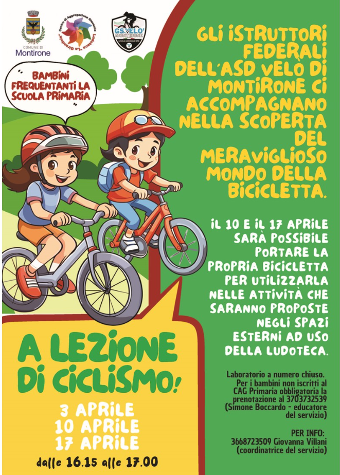 A lezione di ciclismo - Montirone