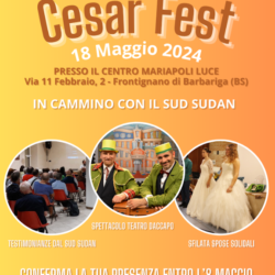 Cesar Fest - in cammino con il Sud Sudan - Barbariga