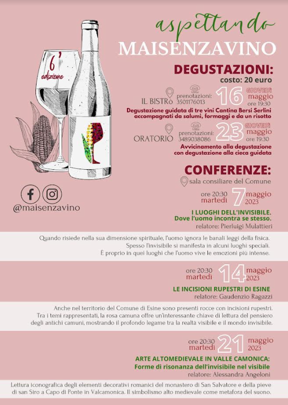 MaisenzaVino - Esine - programma