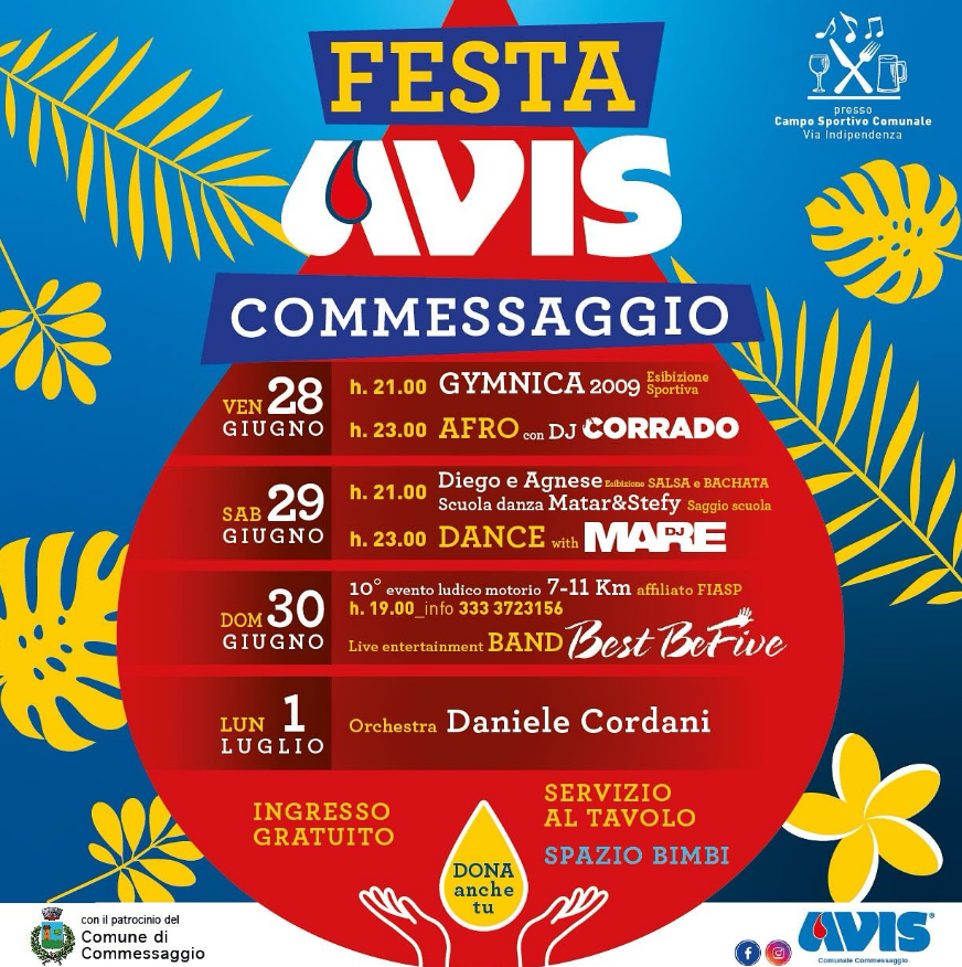 Festa dell'Avis di Commessaggio MN