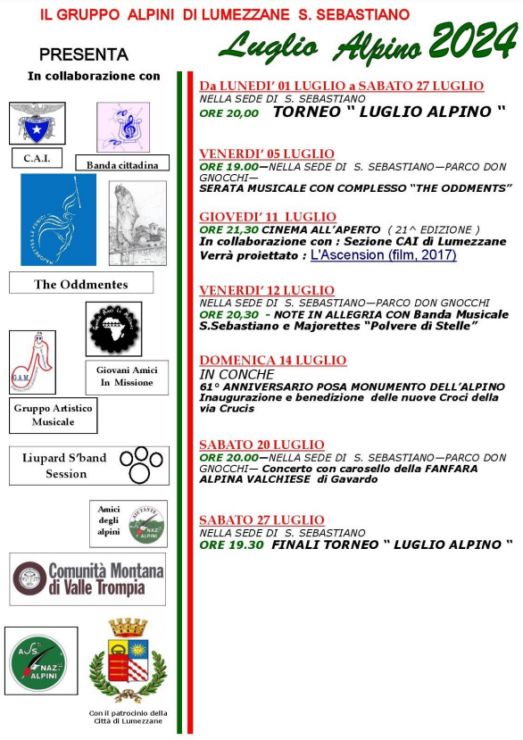 Luglio alpino a Lumezzane