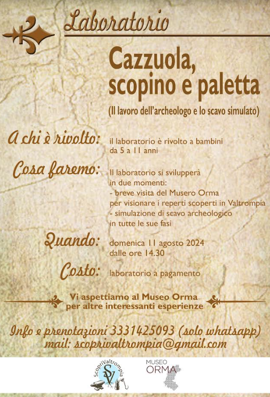 Cazzuola, scopino e paletta - Pezzaze