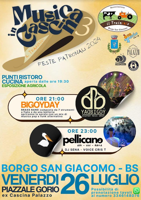 Musica in Cascina 3 - Borgo San Giacomo BS
