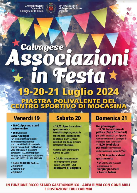 Associazioni in festa - Calvagese della Riviera