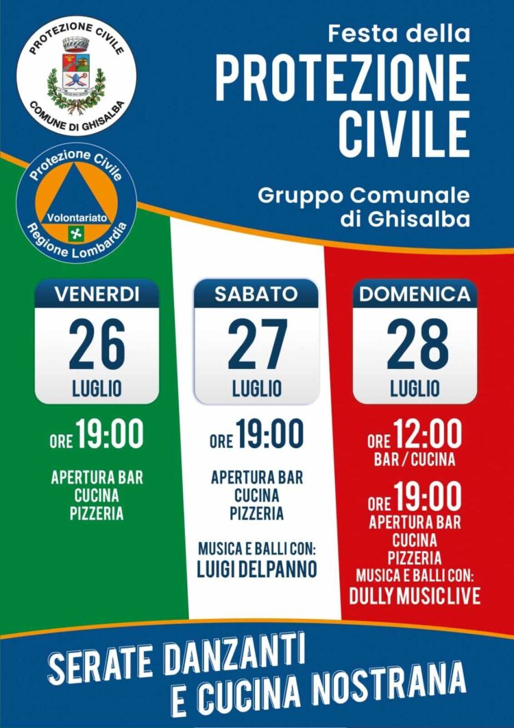Festa della protezione civile a Ghisalba