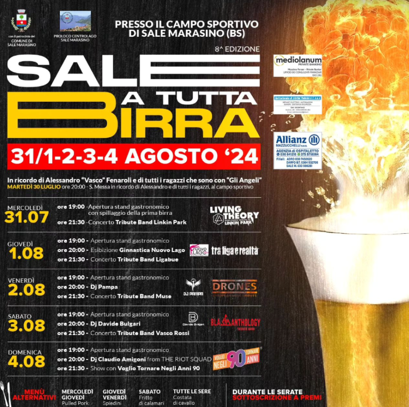 Sale a Tutta Birra - Sale Marasino - locandina