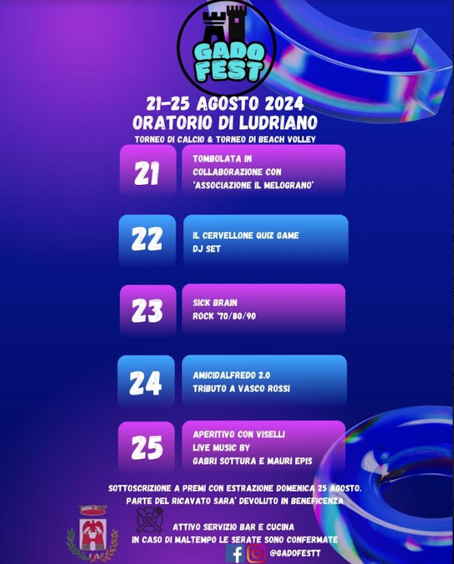 Gadofest - Ludriano di Roccafranca (BS)
