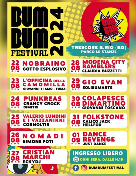 Bum Bum Festival - Trescore Balneario (BG)