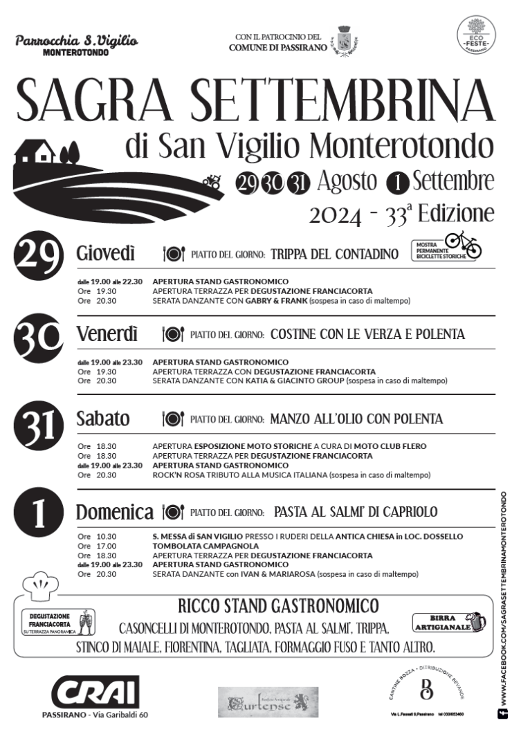 Sagra Settembrina di Monterotondo - Passirano