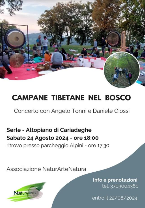 Campane tibetane nel bosco  - Serle