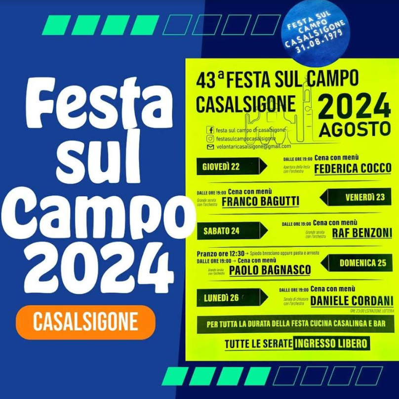 Festa sul campo  - Casalsigone di Pozzaglio (CR)