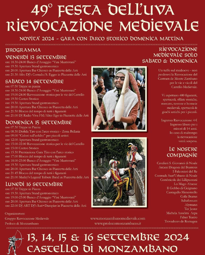 Festa dell’uva e Rievocazione Medievale - Monzambano (MN)