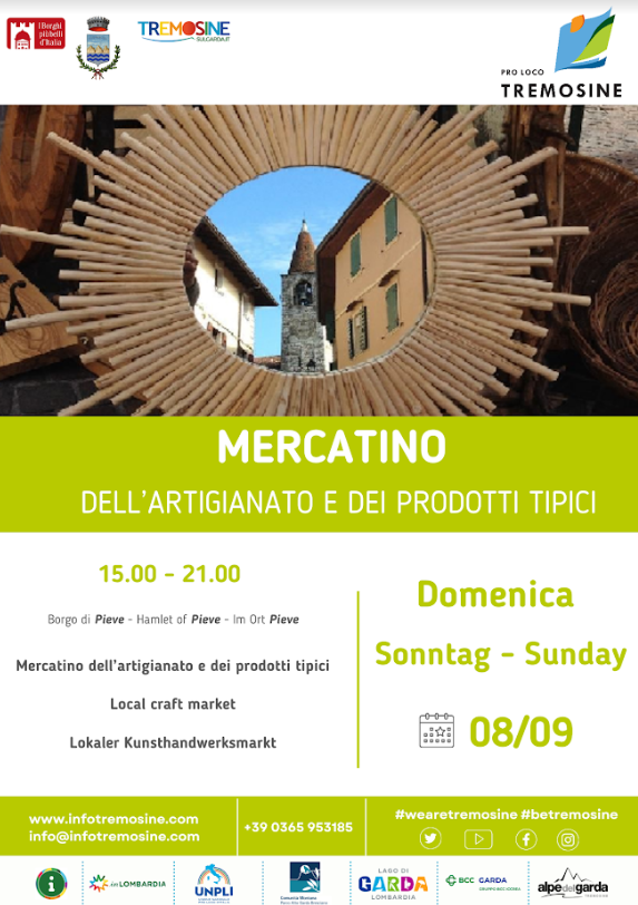 Mercatino dell' artigianato - Pieve di Tremosine