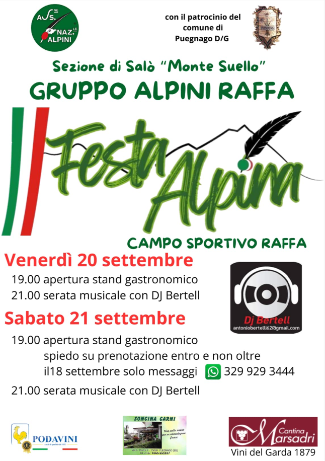 Festa Alpina a Puegnago del Garda
