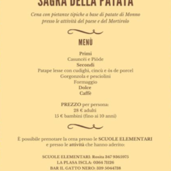 Sagra della patata - Monno