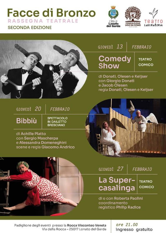 "COMEDY SHOW" Facce di Bronzo - Lonato del Garda