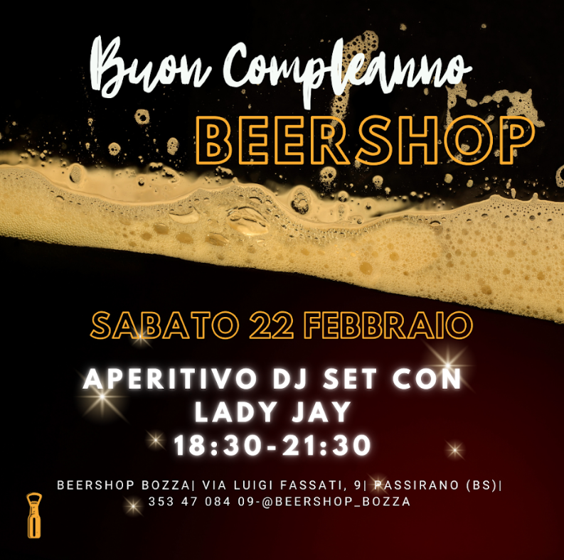 Buon compleanno Beershop - Passirano