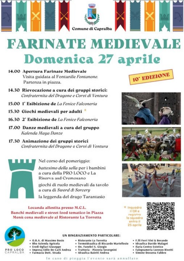 Farinate medievale - Capralba (CR)