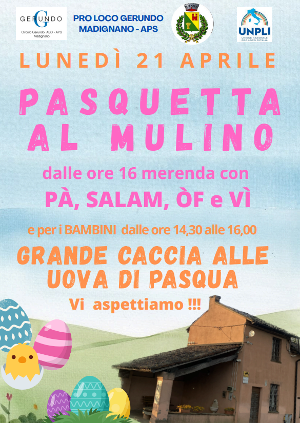 Pasquetta al mulino - Madignano (CR)