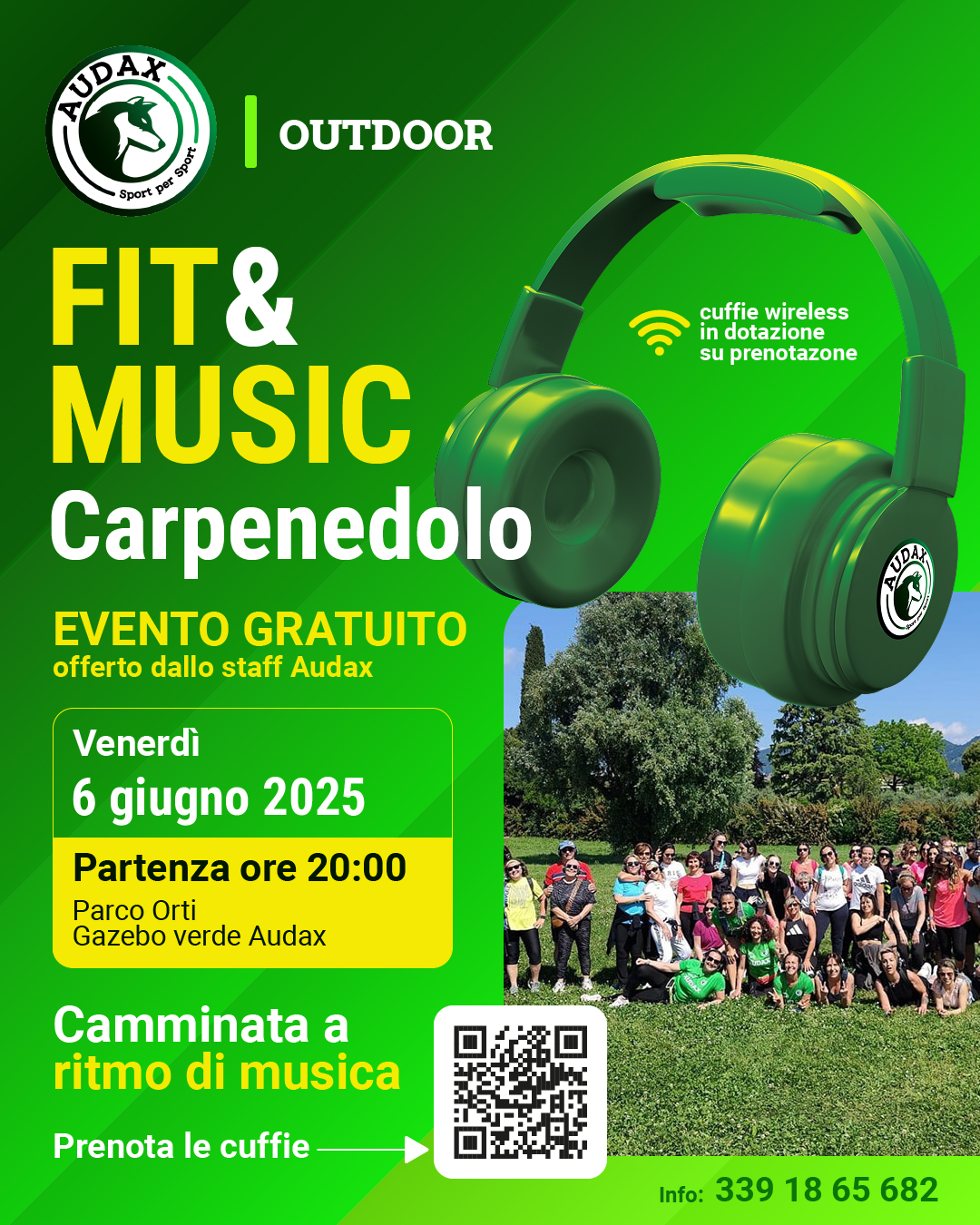 Locandina Fit&Music Audax