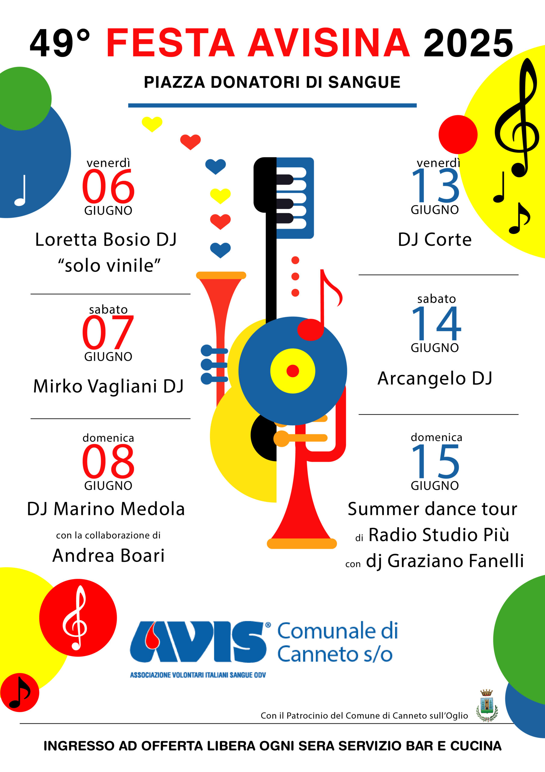 Locandina Festa AVIS Canneto 2025