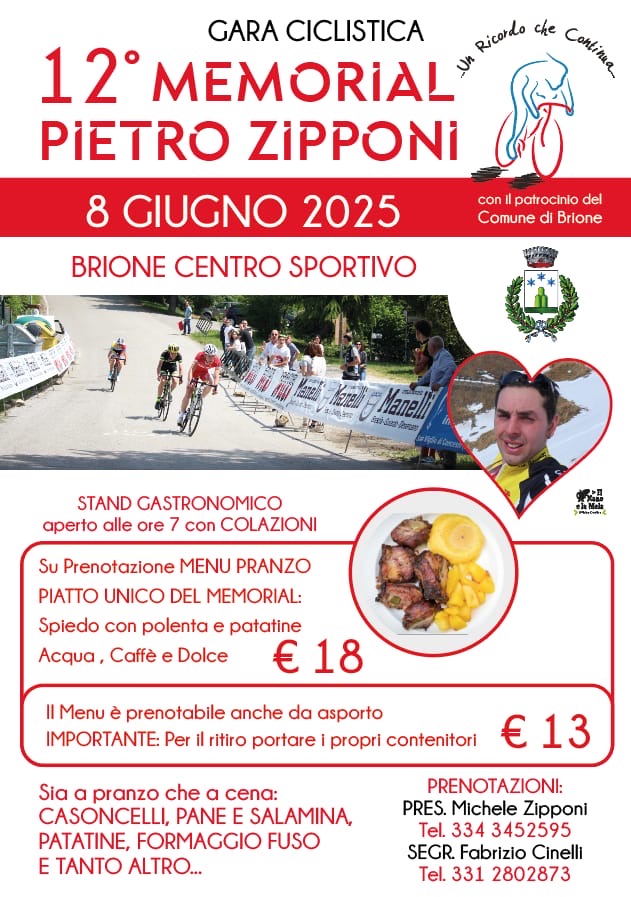 Locandina 12 Memorial Pietro Zipponi